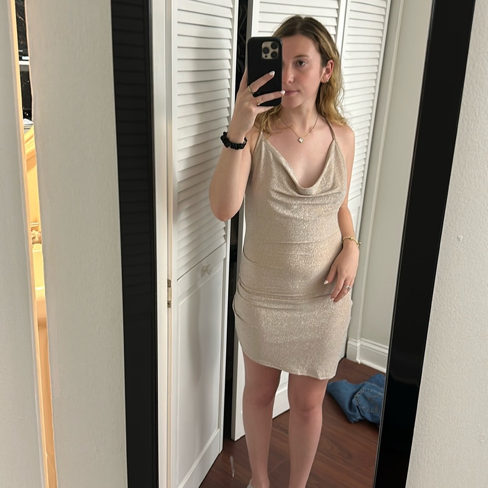 Nude Sparkly Dress